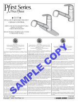 Pfister G133-10WW User manual