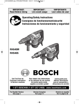 Bosch RH540M User manual