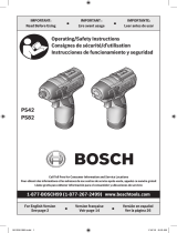 Bosch PS82-02 User manual