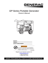 Generac GP17500E User manual