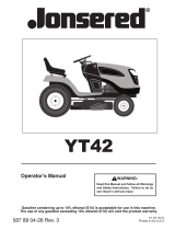 Jonsered YT42 User manual