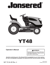 Jonsered YT48 User manual