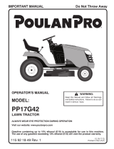 Poulan Pro PP17G42 Owner's manual