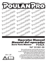 Poulan Pro P54ZX Owner's manual