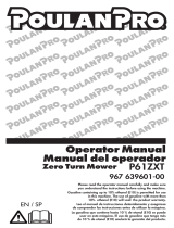 Poulan Pro P61ZXT Owner's manual