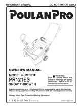 Poulan Pro PR121ES Owner's manual