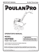 Poulan Pro HDF900 Owner's manual