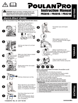 Poulan Pro PR4016 Owner's manual