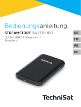 TechniSat STREAMSTORE HDD 1 TB USB 3.0 User manual