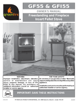 Regency Fireplace Products Greenfire GFI55 Owner's manual