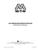 Mi-T-M Air Compressor-Generator-Welder Combination Owner's manual