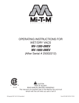 Mi-T-M 13 & 18 Gallon Wet Dry Vacuum Owner's manual