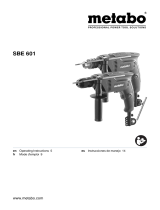 Metabo SBE 601 Operating instructions