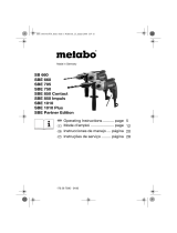 Metabo SBE 660 Operating instructions