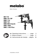 Metabo SBE 710 Operating instructions