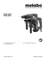Metabo KHE 3251 Operating instructions
