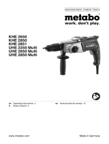 Metabo KHE 2851 Operating instructions