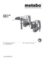 Metabo KHE 5-40 Operating instructions