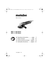 Metabo WB 11-125 Quick Operating instructions