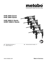 Metabo UHE 2660-2 Quick Operating instructions