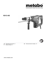 Metabo KH 5-40 Operating instructions