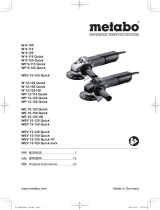 Metabo W 9-100 Operating instructions