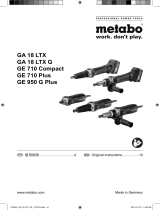Metabo GE 710 Compact Operating instructions