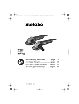 Metabo WP 780 Operating instructions