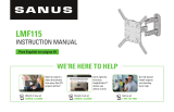 Sanus LMF115 User manual