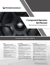 Phoenix GoldSX 5.25" 250W Component Speaker Set