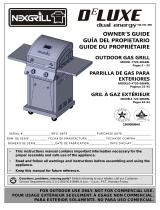 Nexgrill 720-0864BL Operating instructions