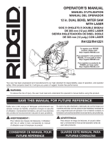 RIDGID R4122 User manual