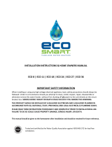 EcoSmart FSA NFSML User manual