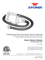 XPOWER B-4 User manual