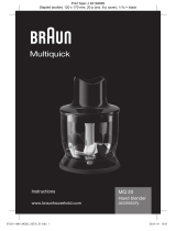 Braun MQ20BK User guide
