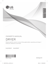 LG Dryer User manual