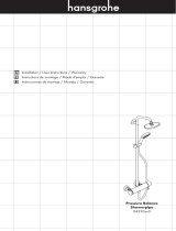 Hans Grohe Pressure Balance Showerpipe 04530 Series Installation guide