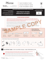 Pfister LG89-8MBK Installation guide