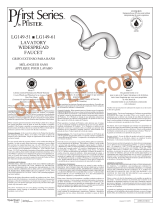 Pfister LG149-6100 Installation guide