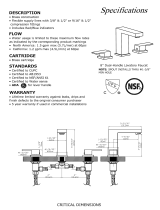 Dyconn Faucet WS3H11-BN Installation guide