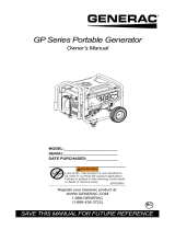 Generac GP8000E Owner's manual