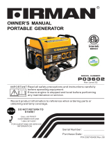 Firman P03602 Operating instructions