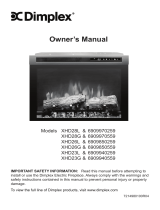 Dimplex XHD28G Owner's manual