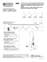 Delta Faucet Trinsic Single Handle High Arc Pull Down  User manual
