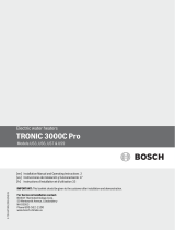 Bosch US3 User manual