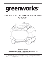 Greenworks GPW1704 Operating instructions