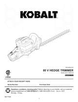 Kobalt KHT 2680A-08 User manual