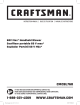 Craftsman CMCBL760E1 Operating instructions
