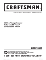 Craftsman CMCHTS860E1 Operating instructions