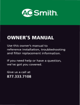 A.O. Smith AO-MF Owner's manual